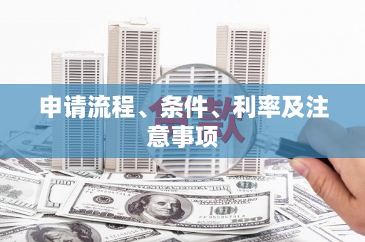 柳北申请流程、条件、利率及注意事项