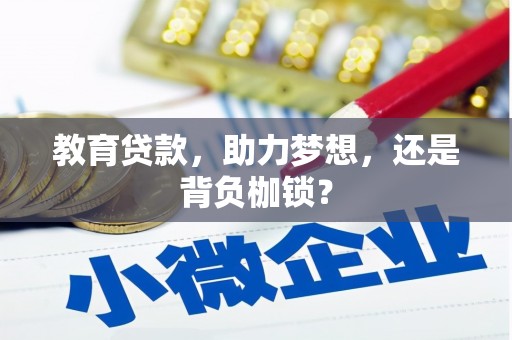 柳北教育贷款，助力梦想，还是背负枷锁？