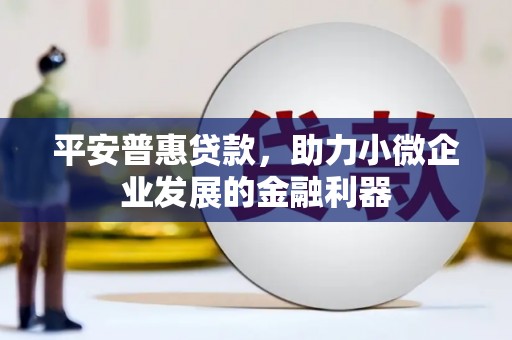 柳北平安普惠贷款，助力小微企业发展的金融利器