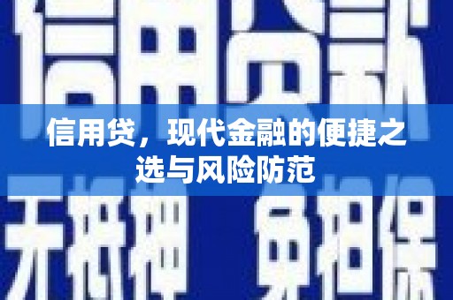 柳北信用贷，现代金融的便捷之选与风险防范
