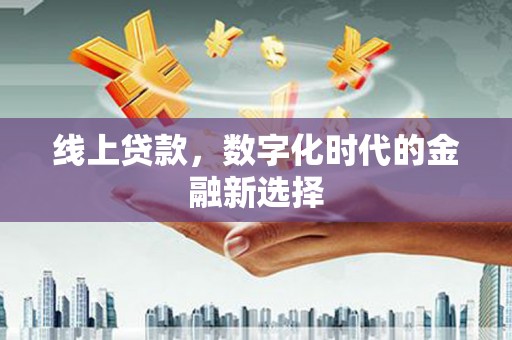 柳北线上贷款，数字化时代的金融新选择