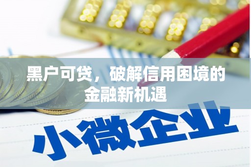柳北黑户可贷，破解信用困境的金融新机遇