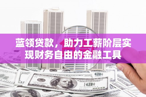 柳北蓝领贷款，助力工薪阶层实现财务自由的金融工具