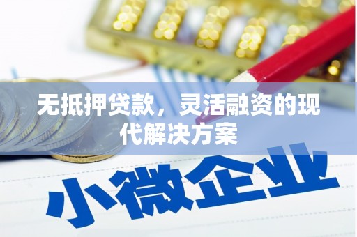 柳北无抵押贷款，灵活融资的现代解决方案