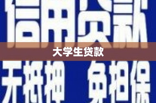 柳北大学生贷款